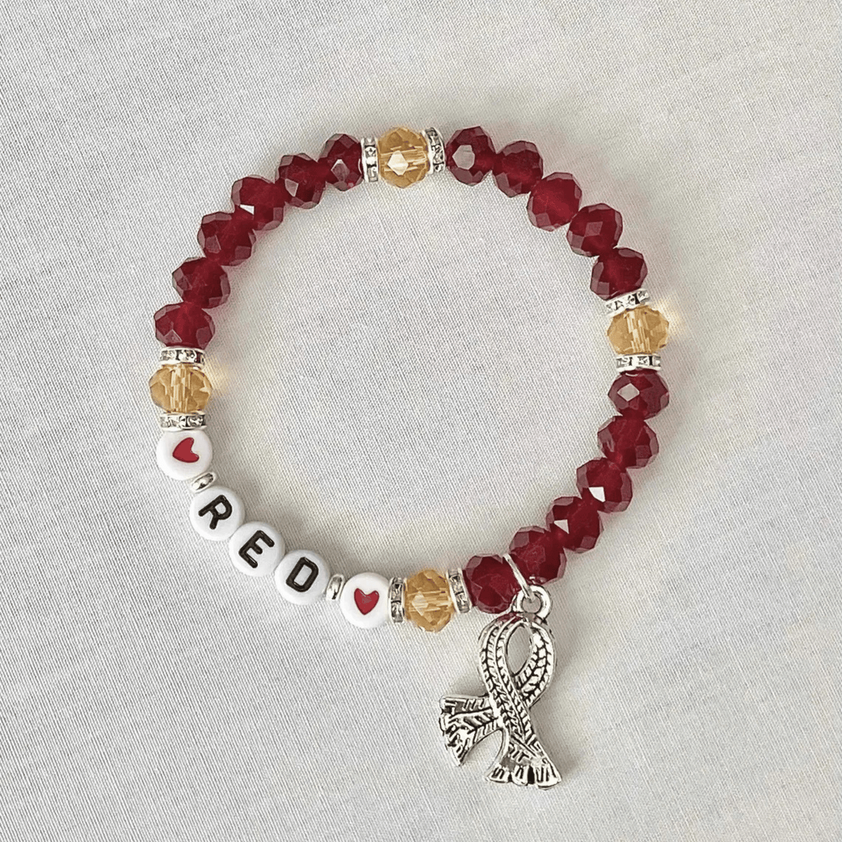 Taylor Swift Red Taylors Version Inspired Bracelet - Shoptown Boutique