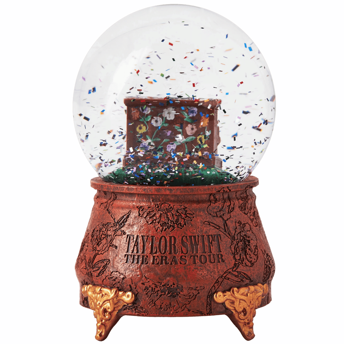 The Eras Tour Acoustic Piano Snow Globe with 'Taylor Swift The Eras Tour' design - Shoptown Boutique