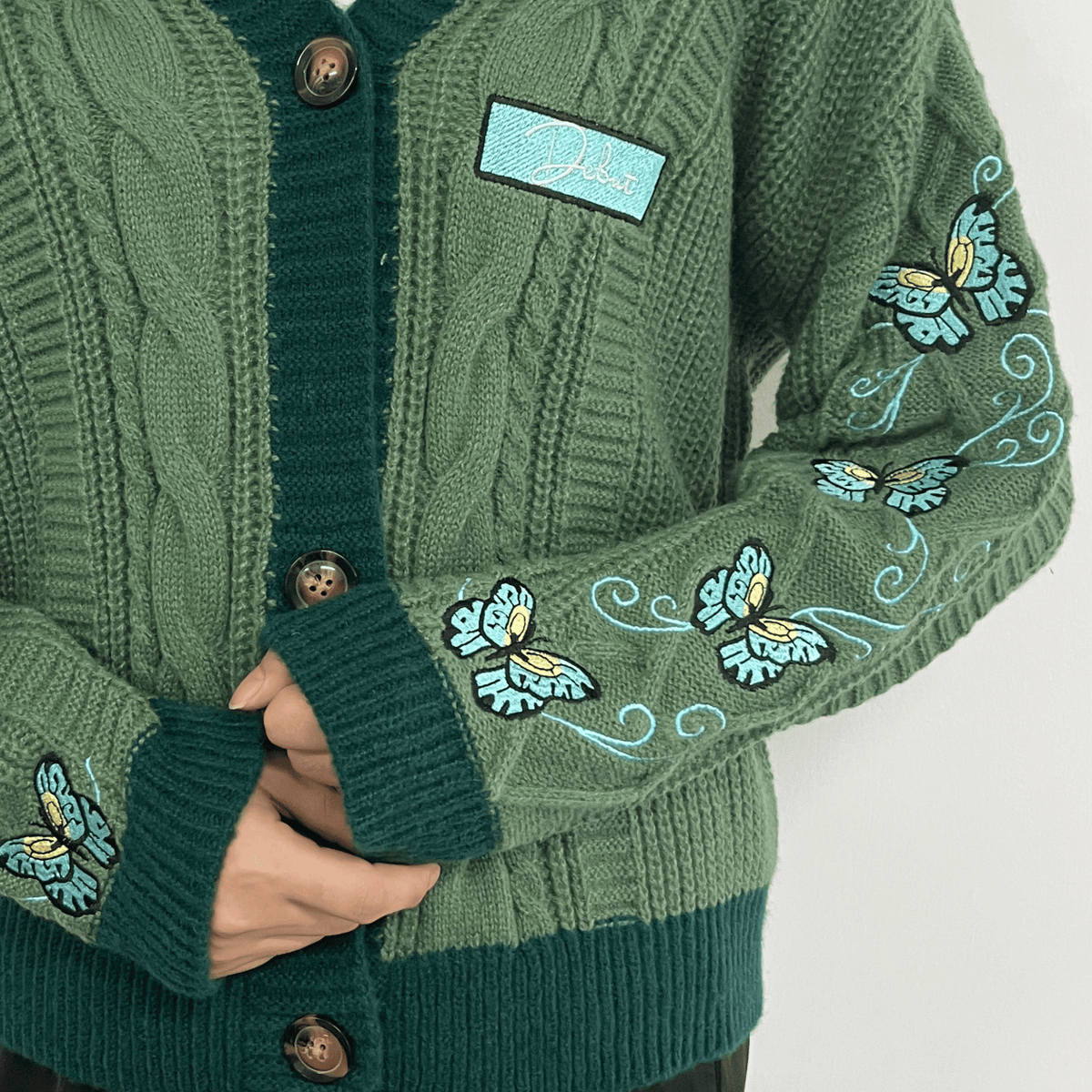 Taylor Swift Debut Taylors Version Cardigan, Butterfly Cardigan Sweater - Shoptown Boutique