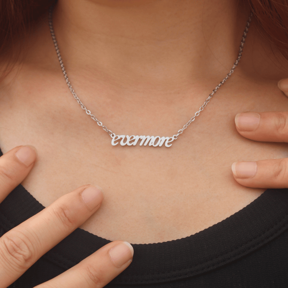 Taylor Swift Swíftie Eras Tour Evermore Necklace - Shoptown Boutique