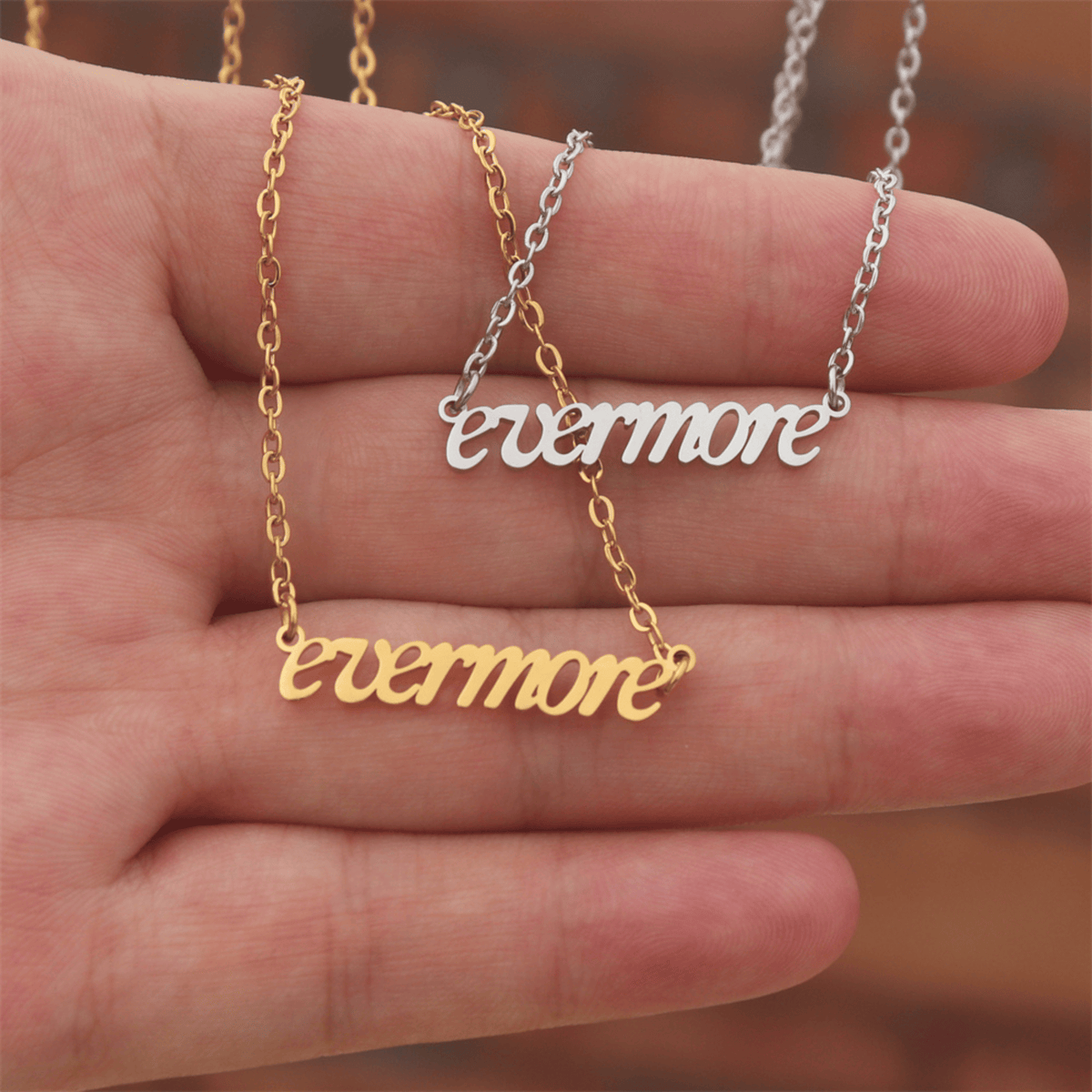 Taylor Swift Swíftie Eras Tour Evermore Necklace - Shoptown Boutique
