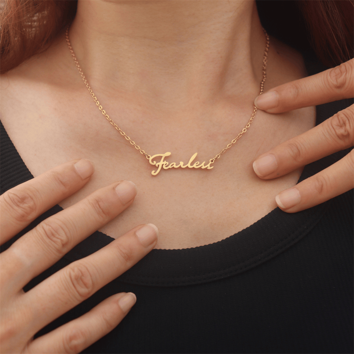Taylor Swift Swíftie Eras Tour Fearless Necklace - Shoptown Boutique