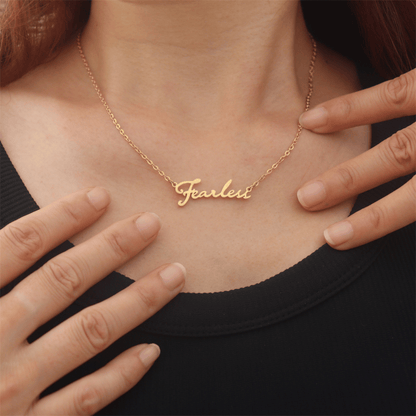 Taylor Swift Swíftie Eras Tour Fearless Necklace - Shoptown Boutique