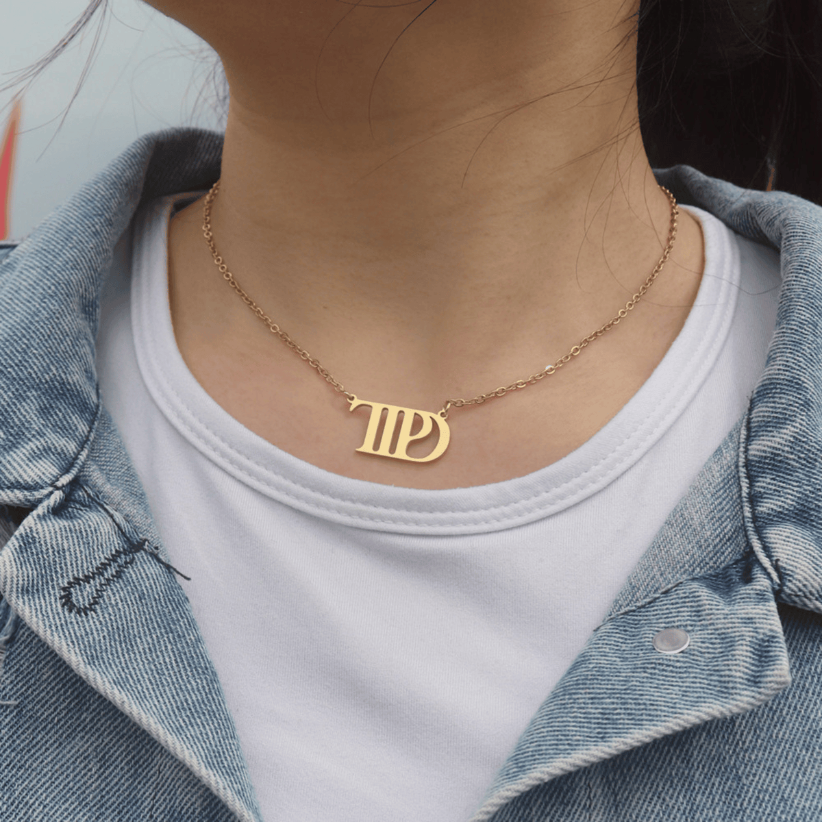 Taylor Swift Swíftie Eras Tour Tortured Poets Department Necklace - Shoptown Boutique