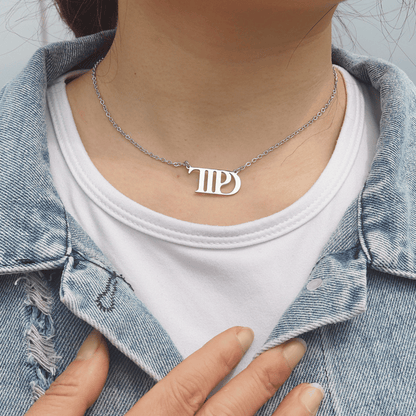 Taylor Swift Swíftie Eras Tour Tortured Poets Department Necklace - Shoptown Boutique