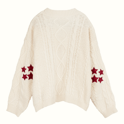 Taylor Swift Red Cardigan, Holiday Knit Sweater - Shoptown Boutique
