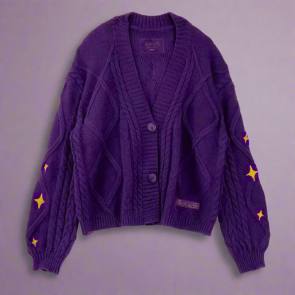 Taylor Swift Speak Now Cardigan Taylors Version, Purple Cardigan Sweater - Shoptown Boutique