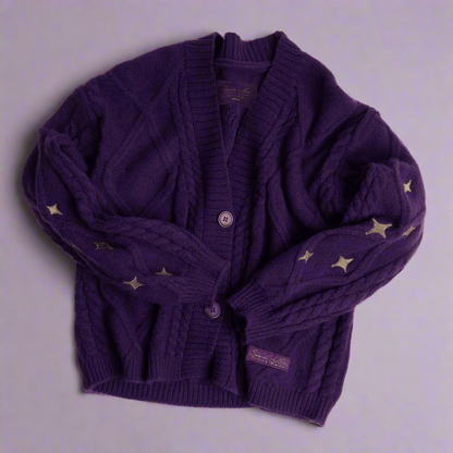 Taylor Swift Speak Now Cardigan Taylors Version, Purple Cardigan Sweater - Shoptown Boutique